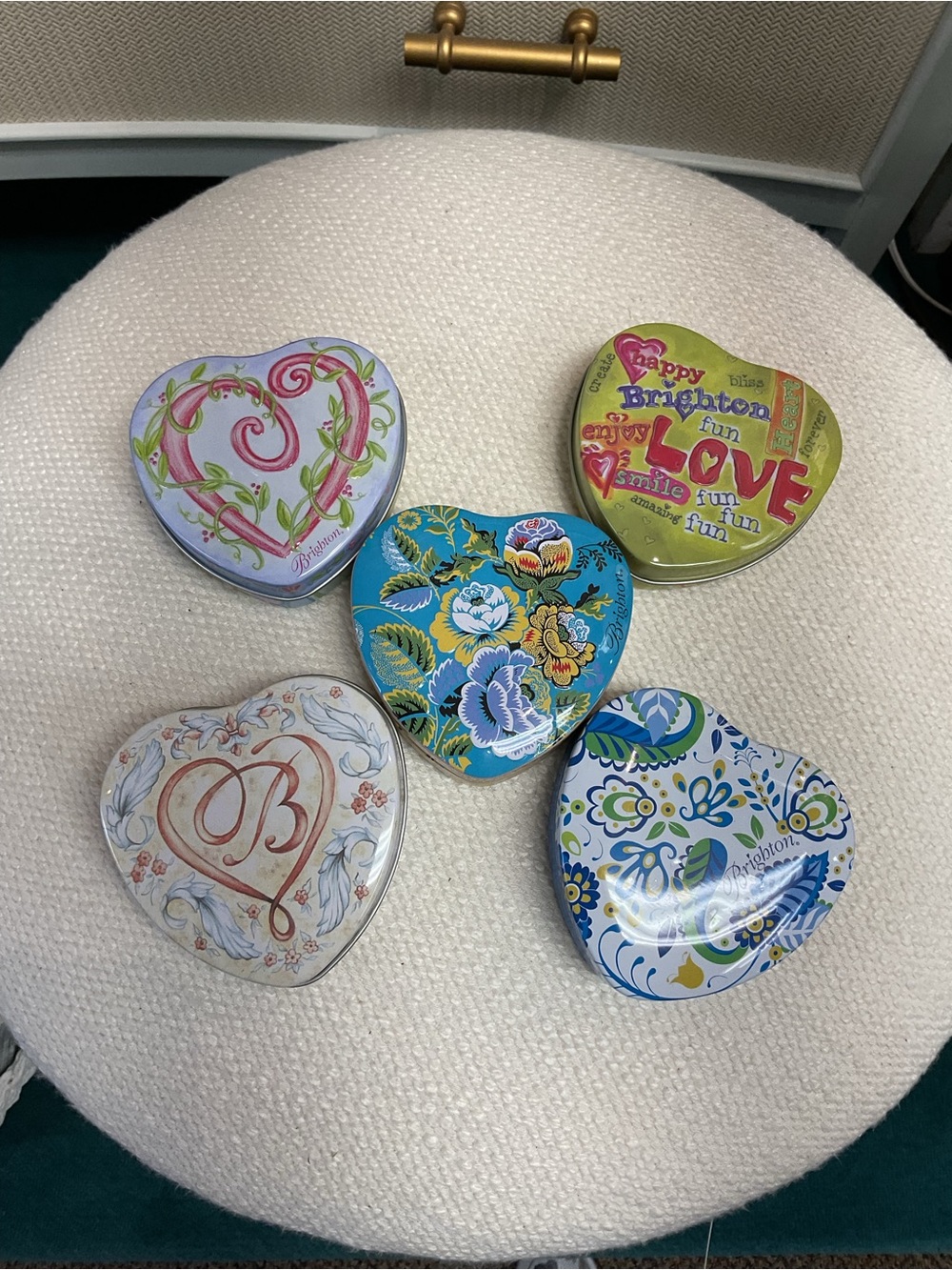 5 Brighton Jewelry Tins